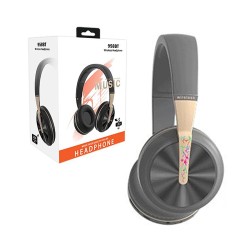 Wireless Hifi Stereo Headphones 958BT with LED Gray Wireless Hifi Stereo Headphones 958BT with LED Gray